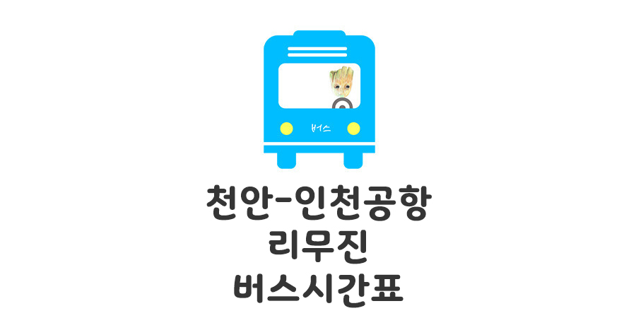 천안에서 인천공항 리무진버스