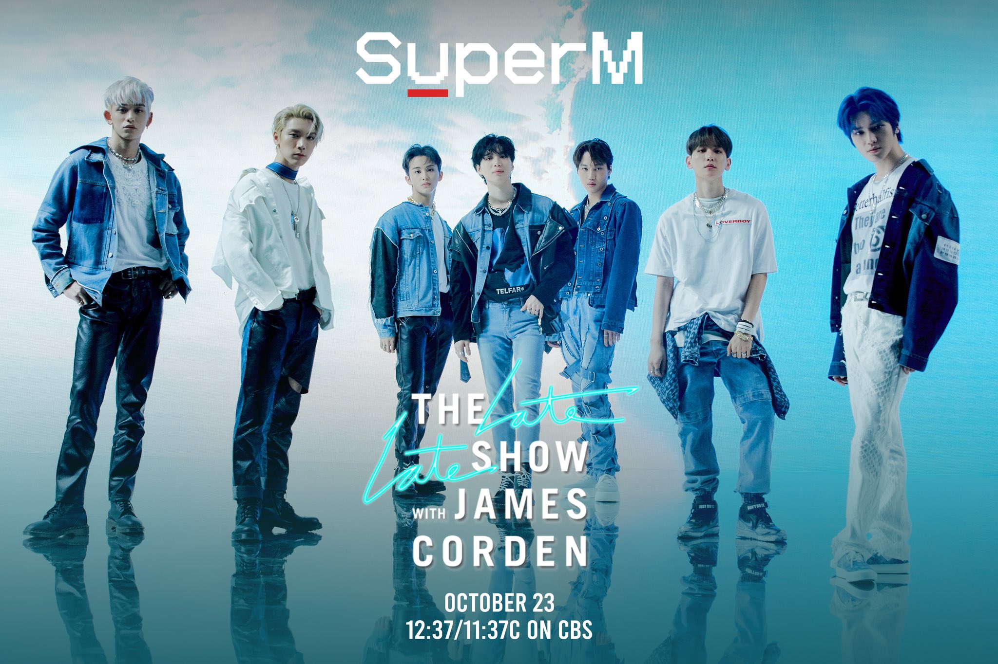  슈퍼엠(SuperM) 10월 23일 美 CBS 인기 토크쇼 '제임스 코든쇼' 출연 소식