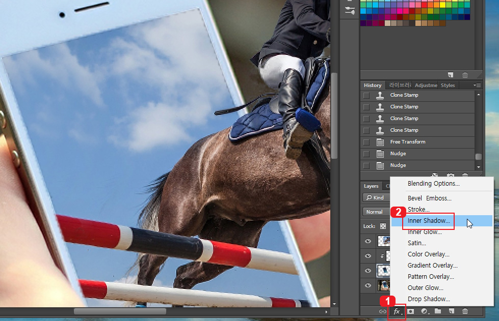 photoshop popup effect