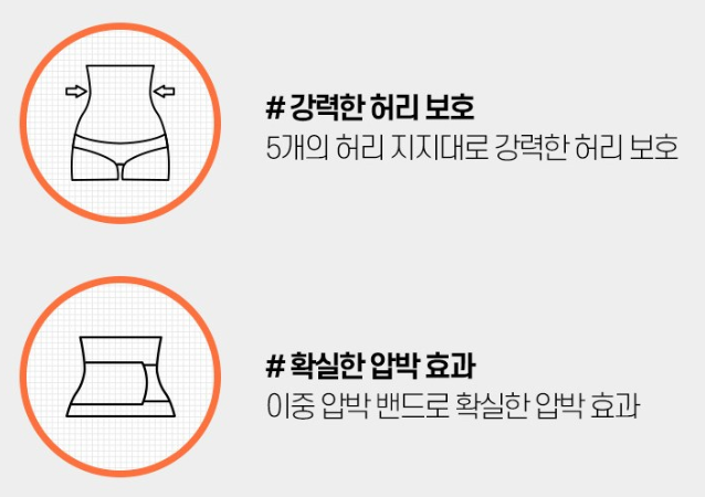 강력 허리보호 구성