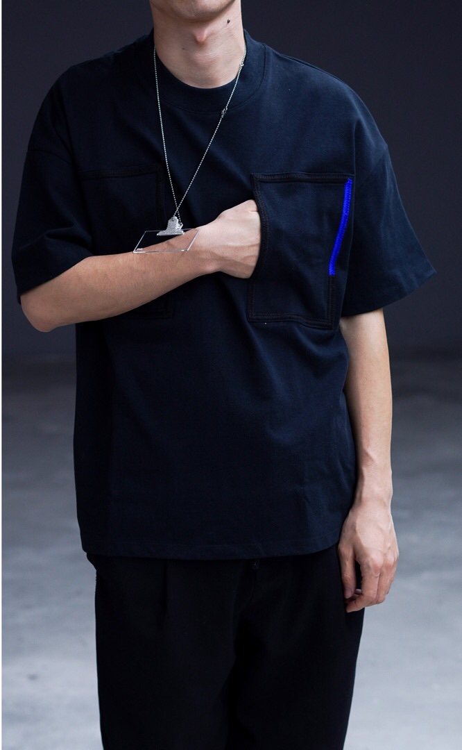  [JIL SANDER] 질샌더 포켓 사이드 로고 반팔 티셔츠 (2 COLOR)