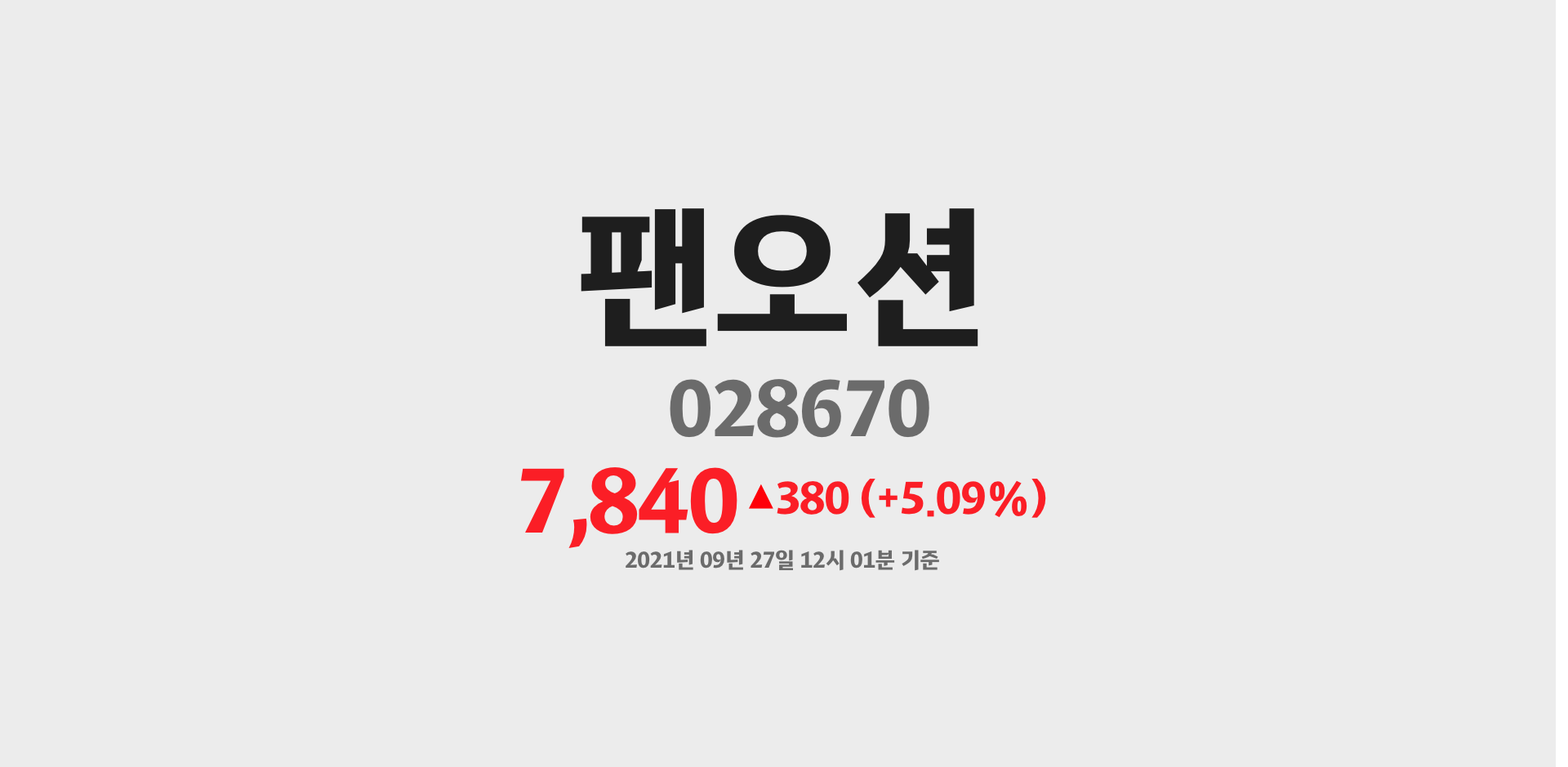 팬오션 2021-09-27 12:01:28.618102기준 주가