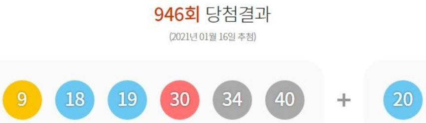 로또 946회 1등 2등 당첨지역 판매점 당첨점