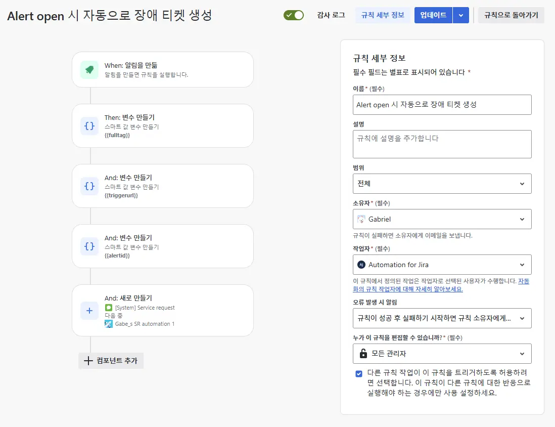 Case Study- Zabbix와 JSM 통합으로 인시던트 관리 자동화 ②