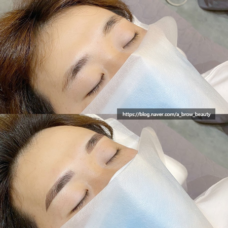 천안남자눈썹문신, 자연스러운곳 1추 박고 갑니다