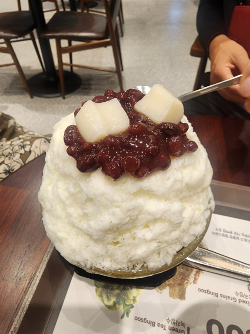  빙수카페 밀탑 팥빙수 더타운몰 이마트월계점 내돈내먹