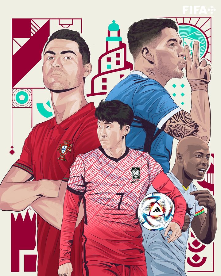 카타르 월드컵 H조 한국 포르투갈 우루과이 가나