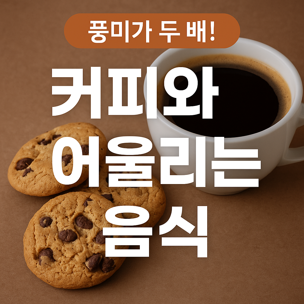 커피와 어울리는 음식