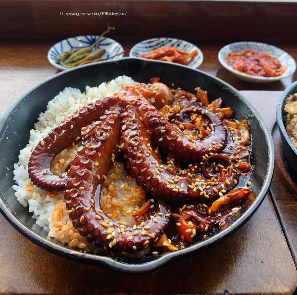  제주 동쪽 맛집 "벵디" 돌문어 덮밥