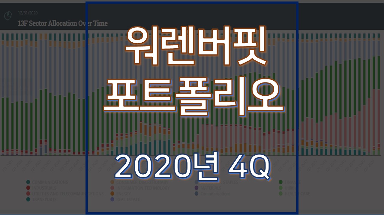  워렌버핏 포트폴리오 Warren Buffett Portfolio :: 2020년 4분기