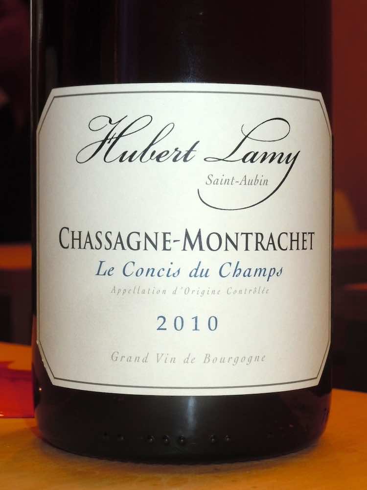 Domaine Hubert Lamy Chassagne-Montrachet Le Concis du Champs 2010