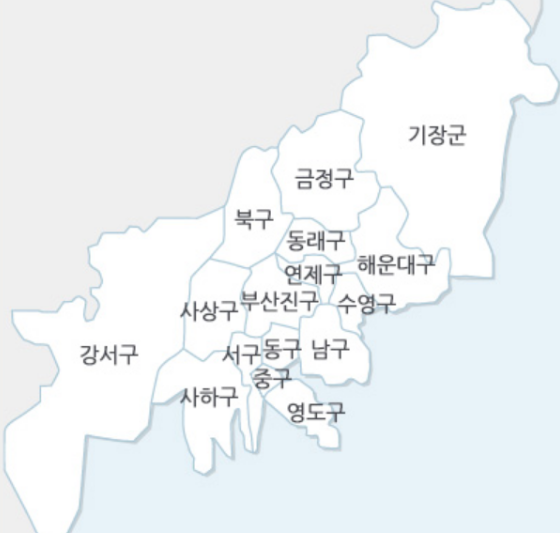 부산 지도