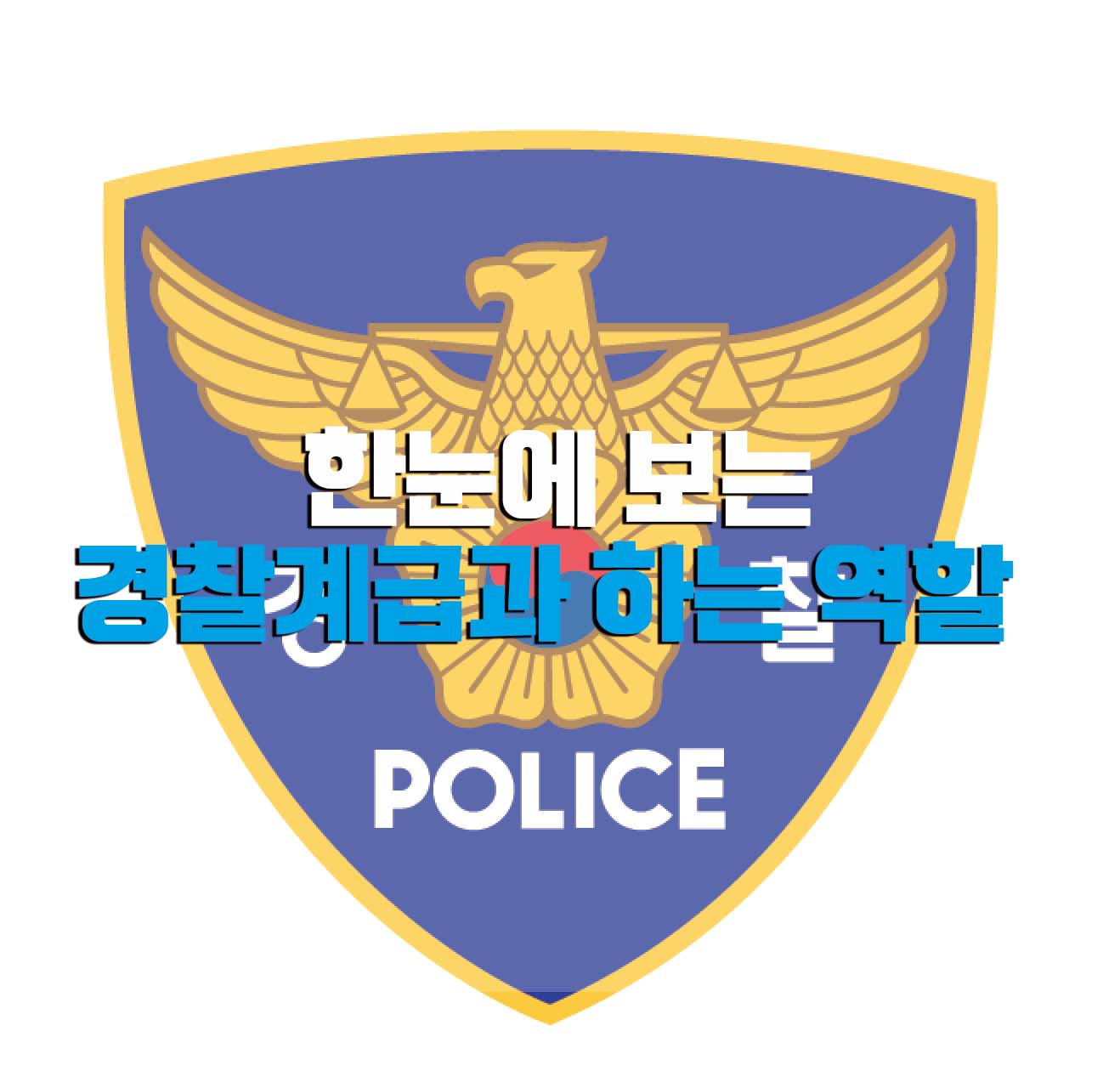  한눈에 보는 경찰계급과 하는역할