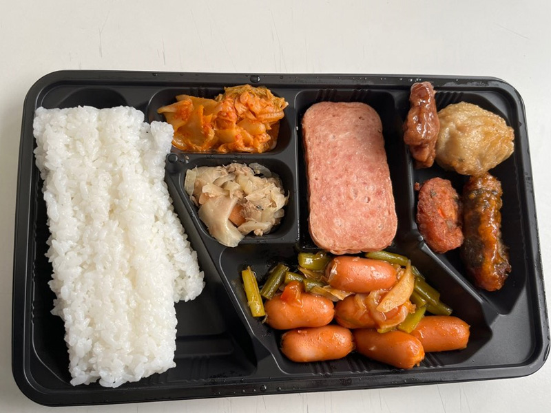 리챔정식 도시락 사진