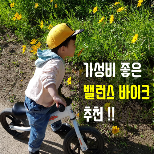  밸런스 바이크로 우리아이 두뇌 발달시키기 (페달 없는 자전거)