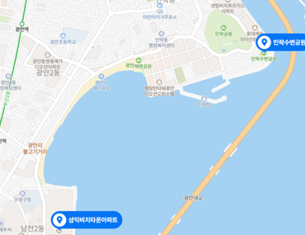 명당추천_지도캡쳐