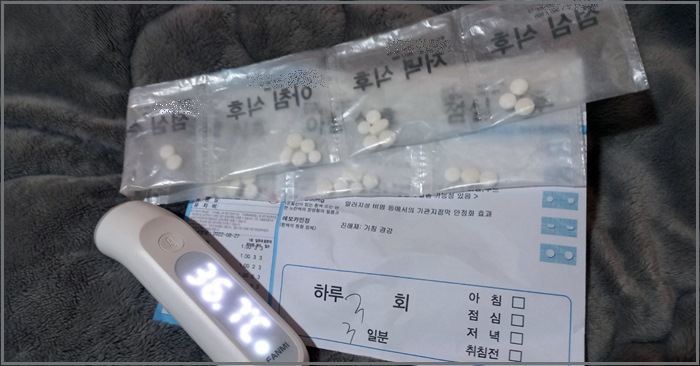 온도계 약 가방 사진