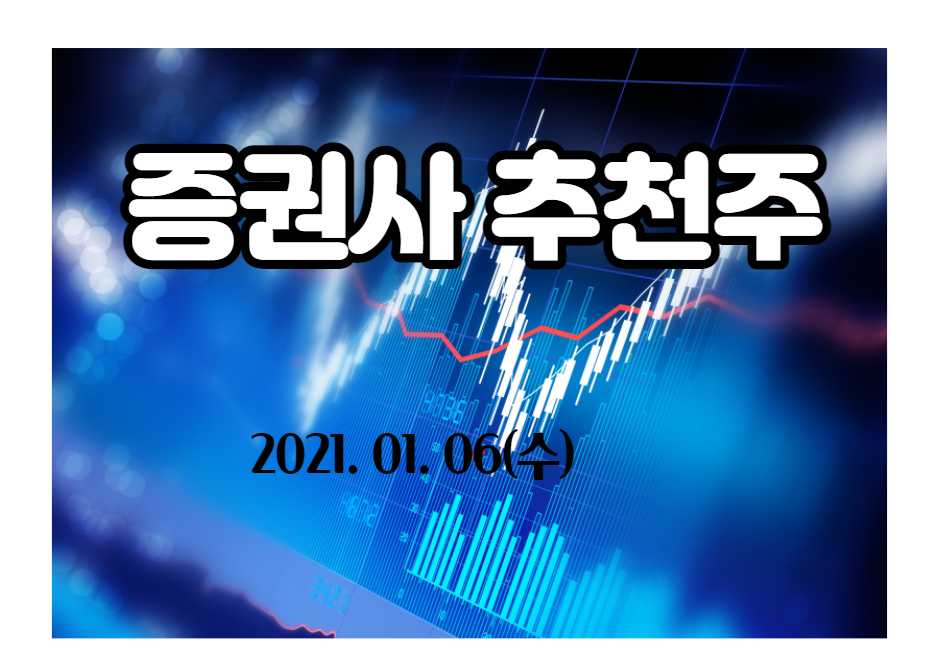  증권사 관심 의견 종목 【2021.01.06,수】