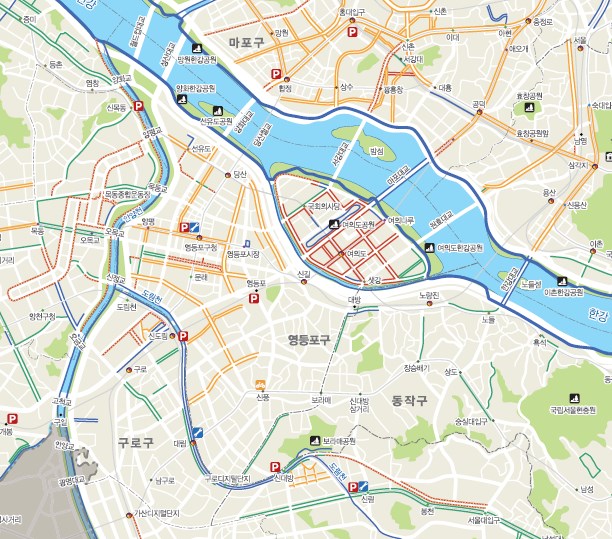 서울 자전거 지도