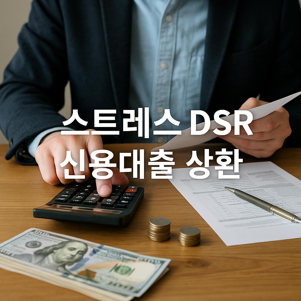 스트레스 dsr 신용대출 상환
