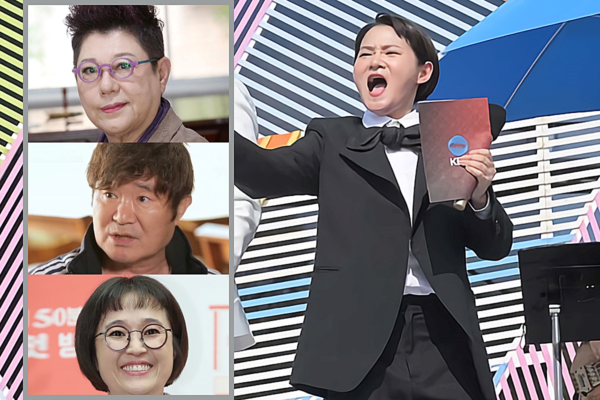  전국노래자랑 김신영, 양희은 이계인 송은이 깜짝 출연에 왈칵 눈물