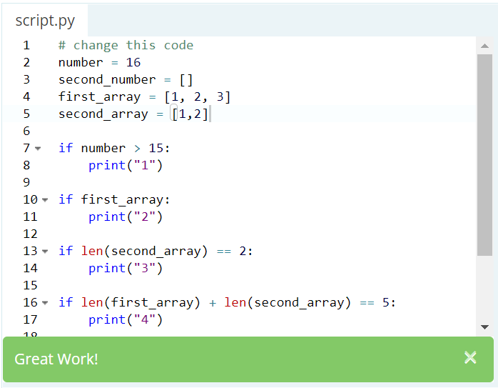 Python Training Day3. Conditions
