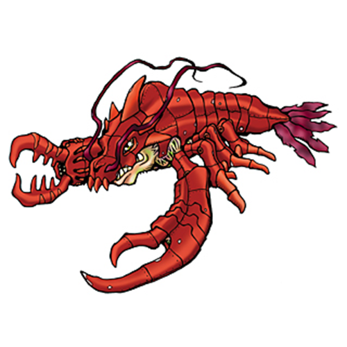  [디지몬도감] 새우 드라몬 エビドラモン EBIDRAMON EBIDRAMON