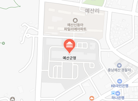 예산군 차량 등록사업소 위치