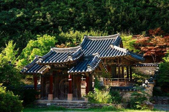 옛 고운사의 전경