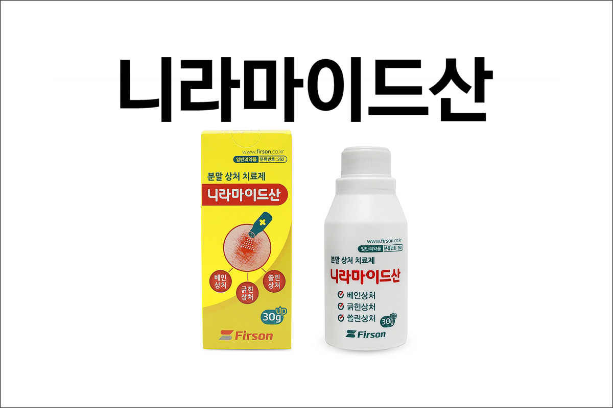 상처약, 지혈제 니라마이드산(Niramide Powder)