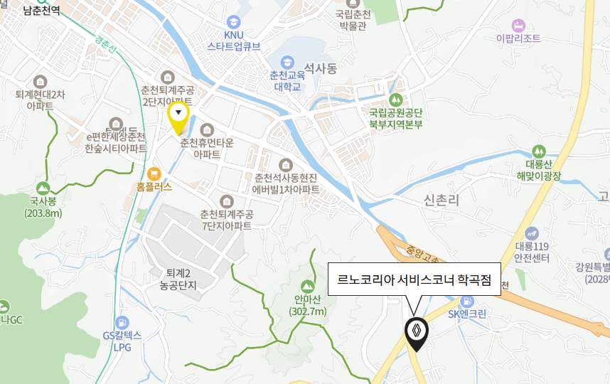 학곡점 지도사진