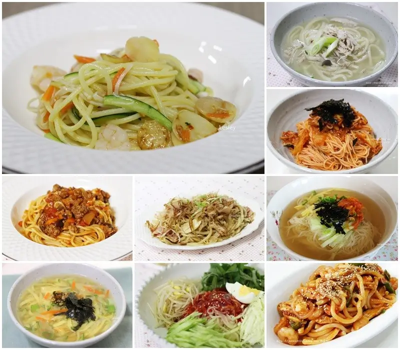  면 요리 레시피 총정리: 뜨끈한 국물부터 시원한 면 샐러드까지!