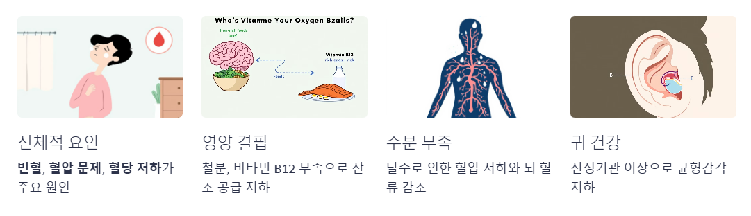 어지러움의 원인 알아보기