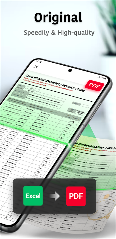 PDF 변환기 프로, PDF를 단어, 엑셀, 파워 포인트 및 이미지로 변환 3 PDF파일변환