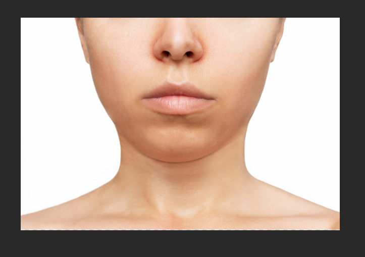 포토샵으로 이중턱 없애기 15