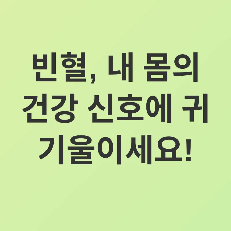 빈혈 관리_3