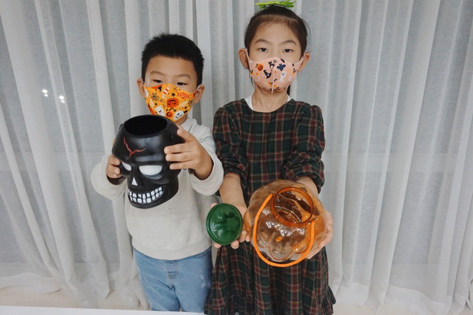 할로윈마스크아동용 여러번 재사용 6