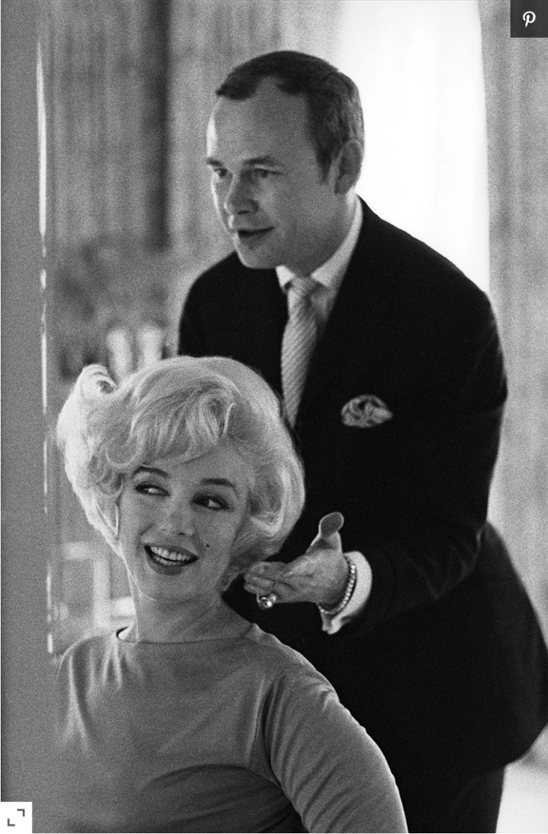  재키 케네디 Jackie Kennedy와 마릴러먼로 Marilyn Monroe 스타일한 헤어디자이너 Kenneth Battelle