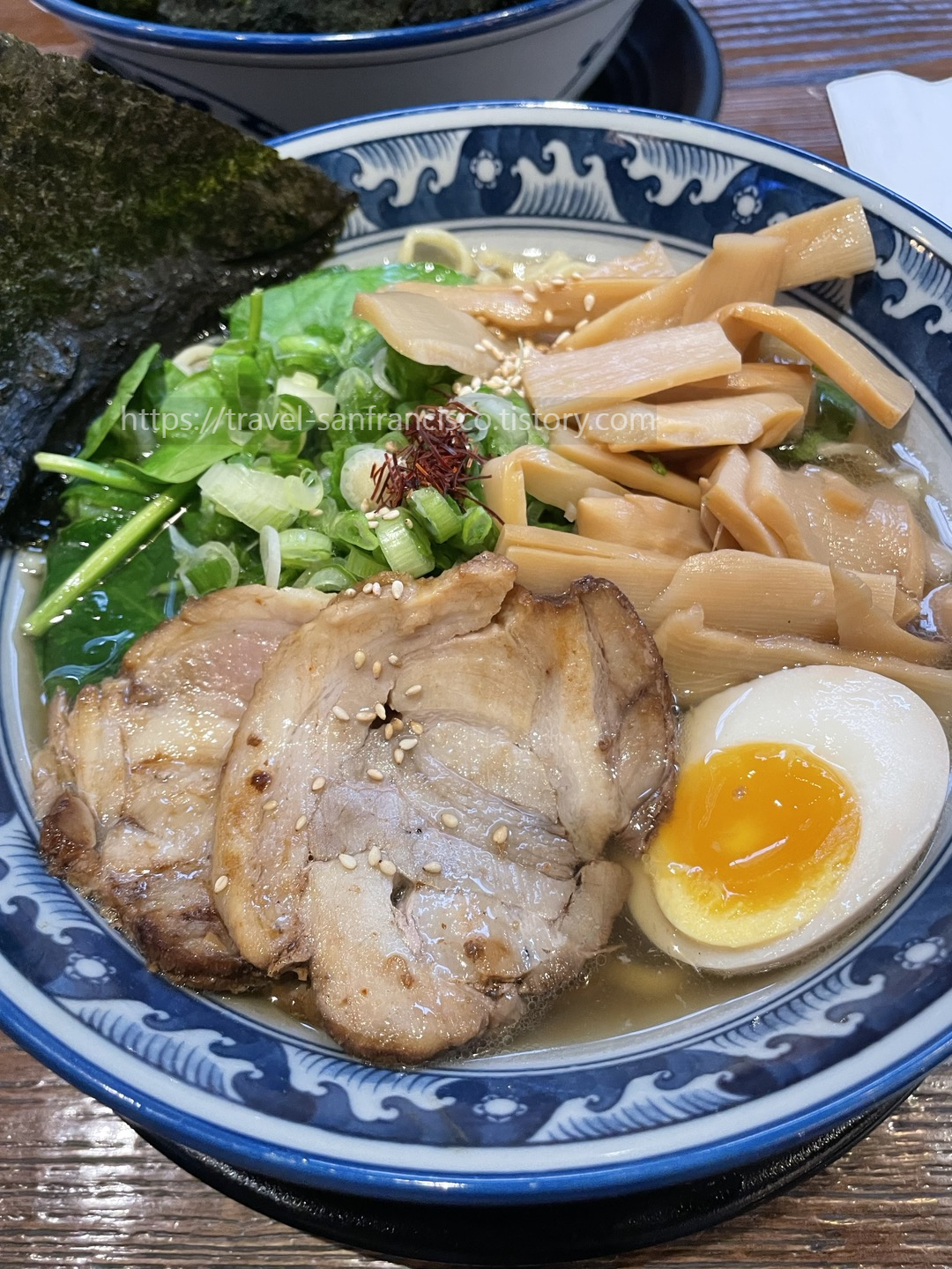 ramen with menma and chashu