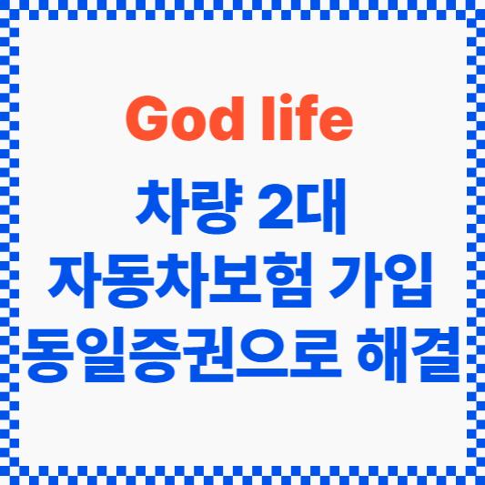 자동차보험 동일증권