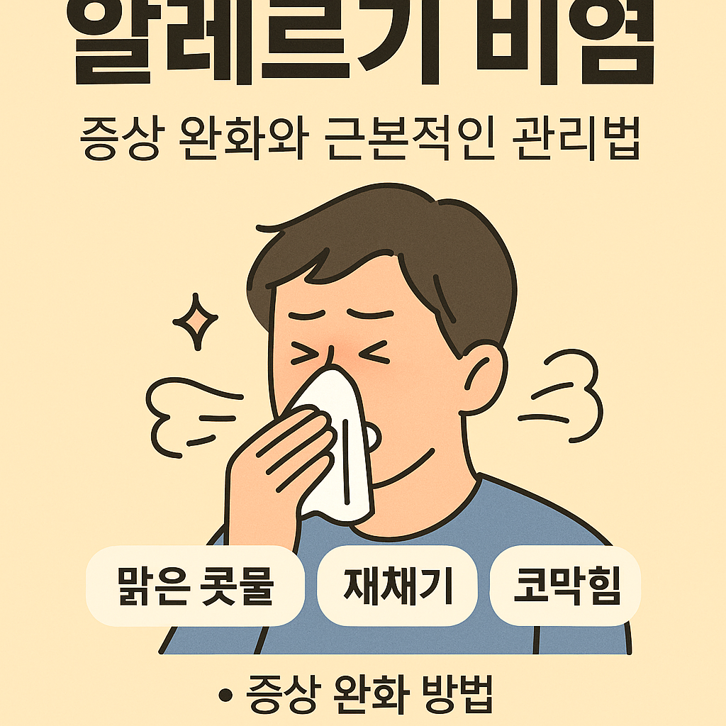 알레르기 비염: 증상 완화와 근본적인 관리법