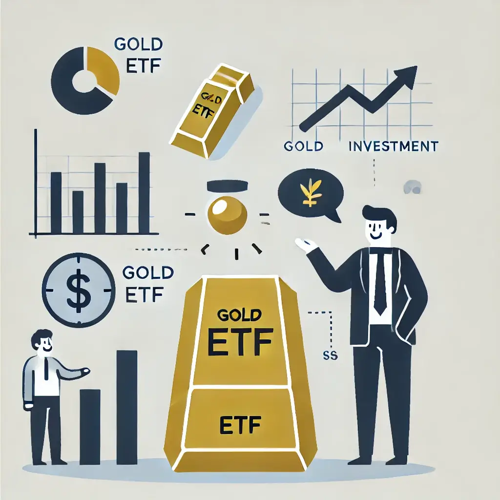 금 ETF 투자의 장점을 설명하는 이미지