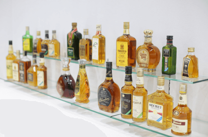 술박물관에 전시되어있는 세계의 술들