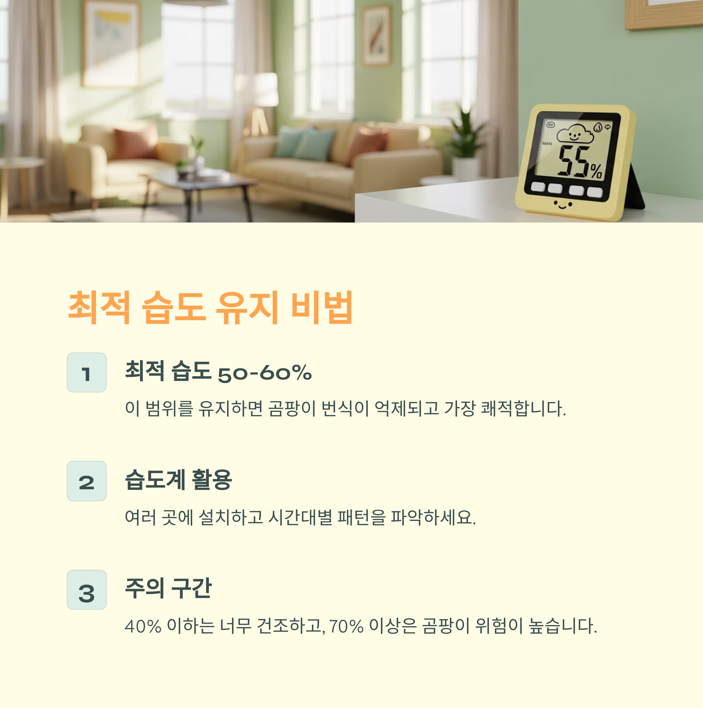 습도계 활용과 최적 습도 유지 비법