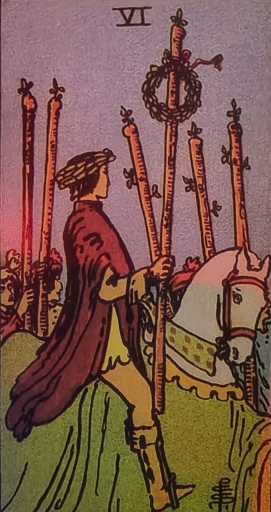  6 OF WANDS 완드 6