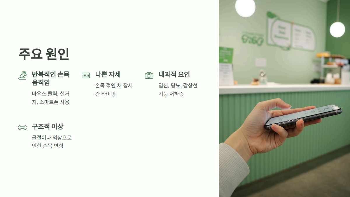손목터널증후군 치료운동