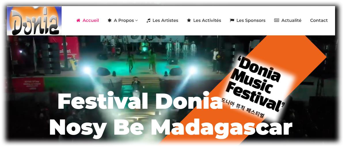 &#39;Donia Music Festival(도니아 뮤직 페스티벌)&#39;의 주요 특징 홈페이지 확인