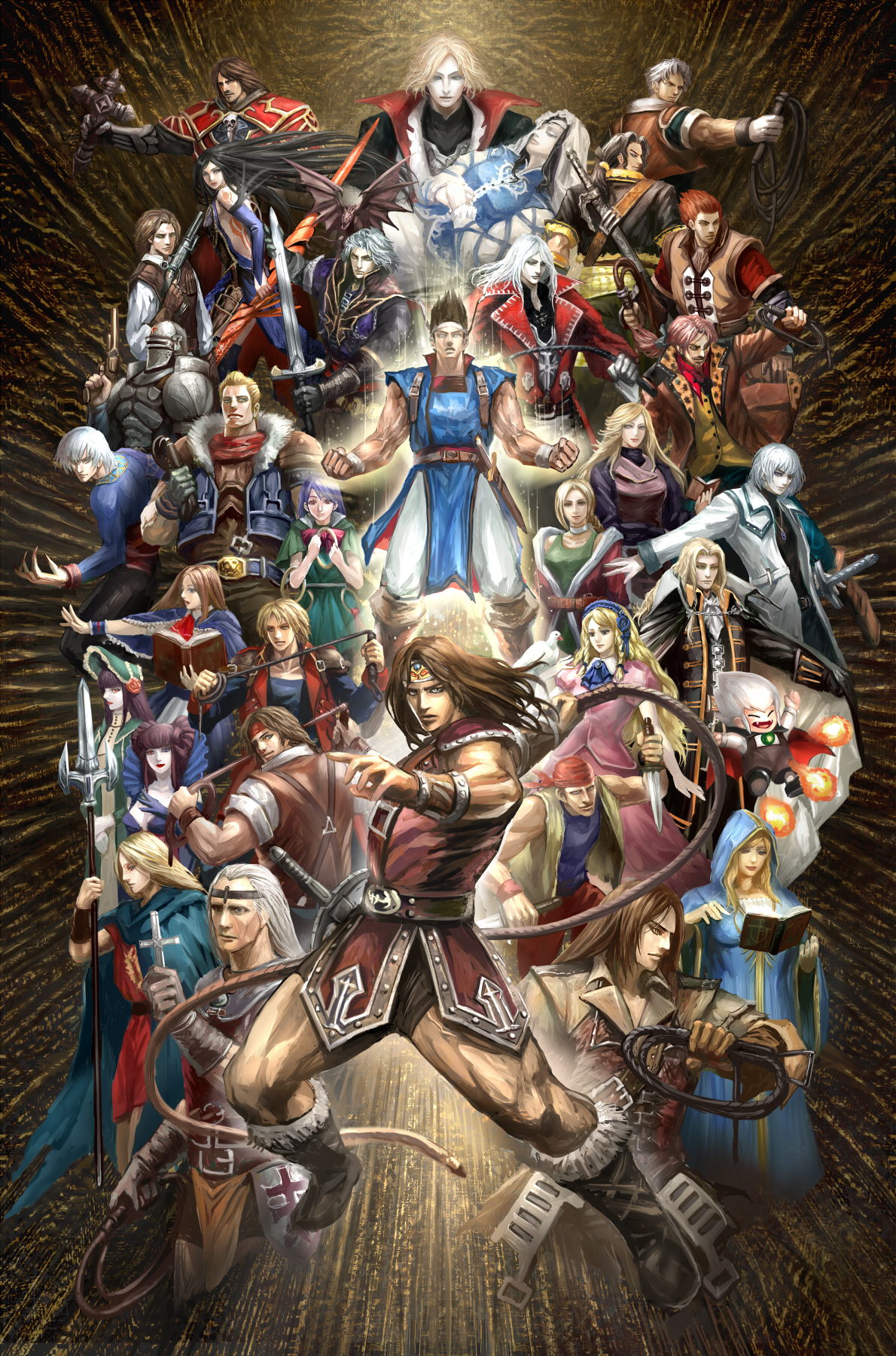  악마성 드라큘라 / 캐슬바니아 시리즈 기종별 작품 다운 로드 (Castlevania Series - 悪魔城ドラキュラシリーズ)