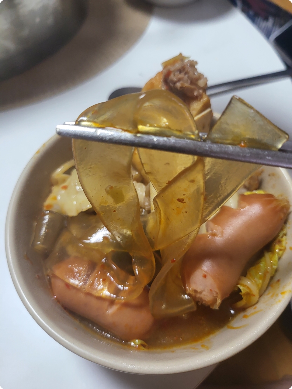  집에서 끓여 먹는 '마라탕'~ 딸래미가 너무 좋아 해서 집에서 만들어 먹어요~