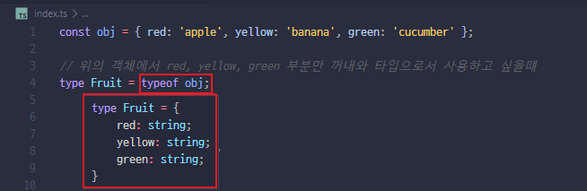 typescript-keyof-typeof